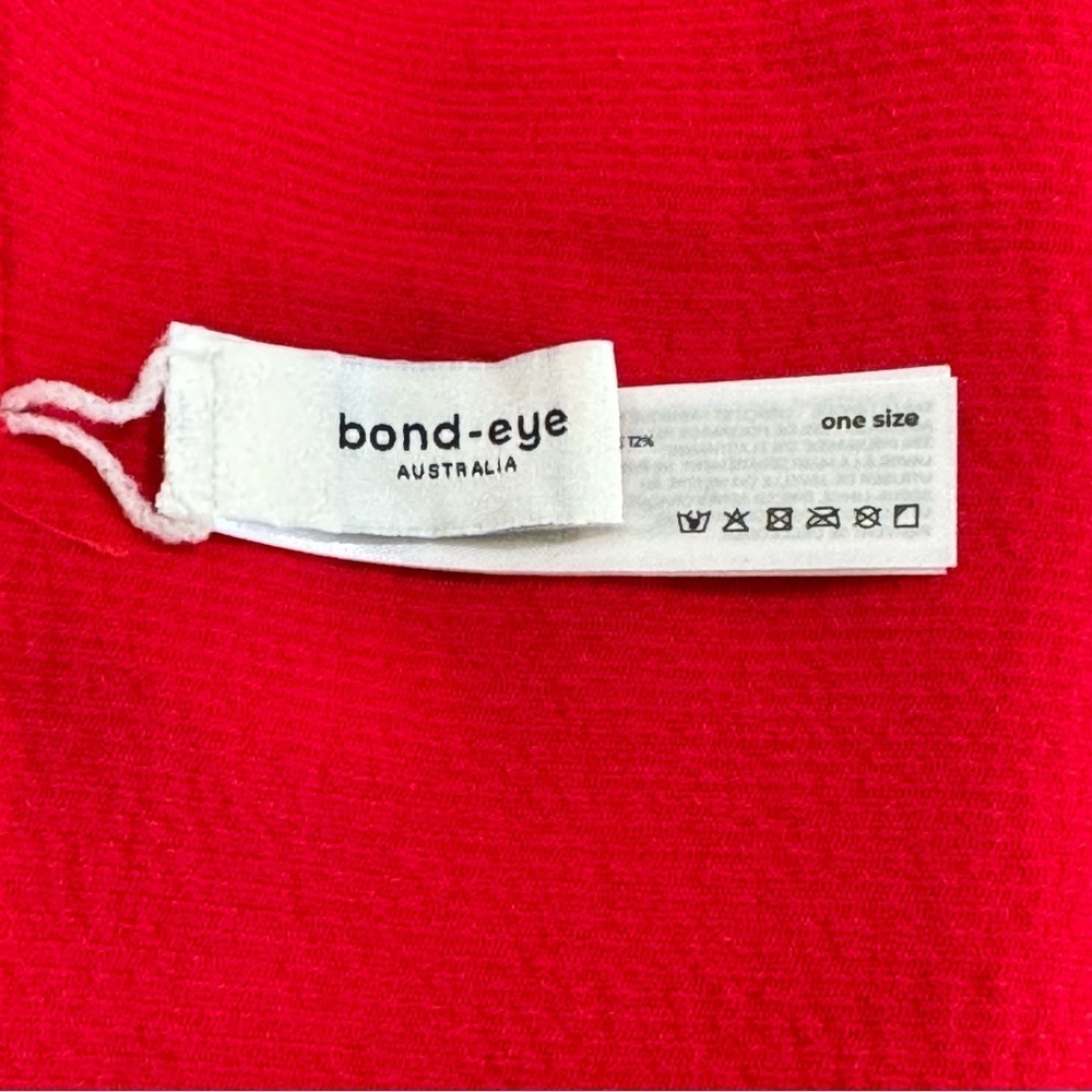 BOND-EYE THE MARA RIBBED ONE PIECE SWIMSUIT - RED O/S $175 - Picture 11 of 12